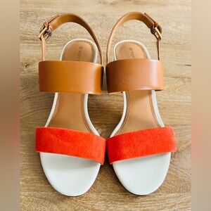 Tory Burch Gigi Color-block Sandals Sz. 8